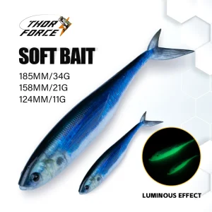 THORFORCE Ulta Realistic Soft SwimBait: Realistic 3D Simulation for All Water Types