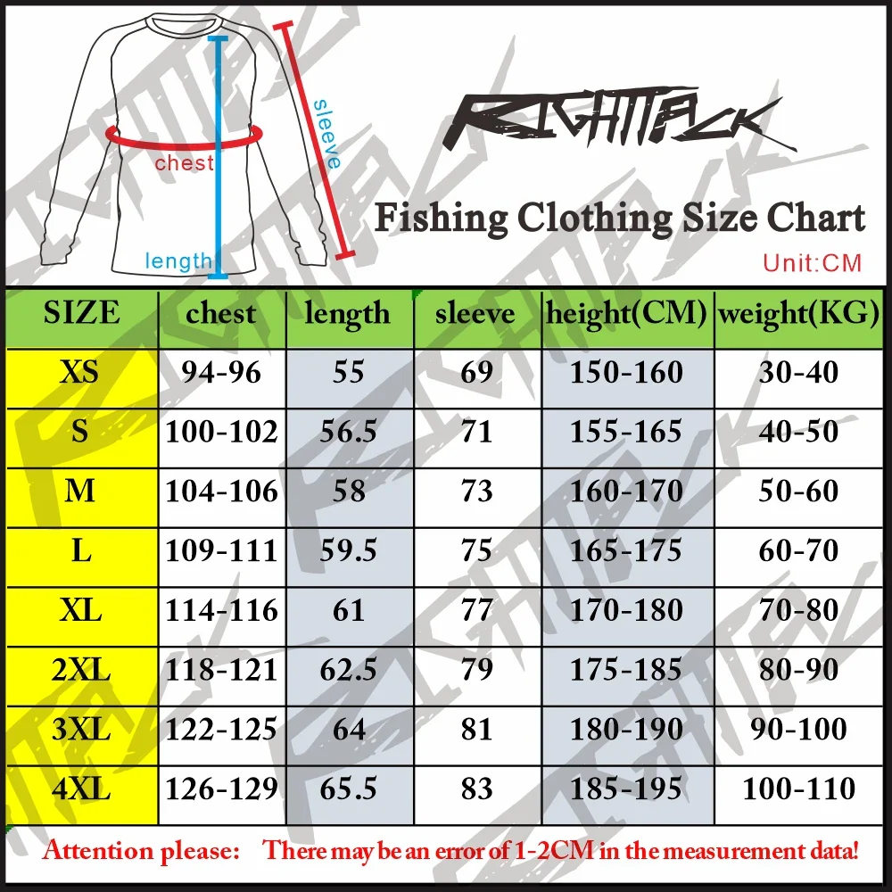 RightTrack Contrast Men's Long Sleeve Fishing Clothing: Breathable UPF 50+ Protection for Outdoor Activities – Image 5