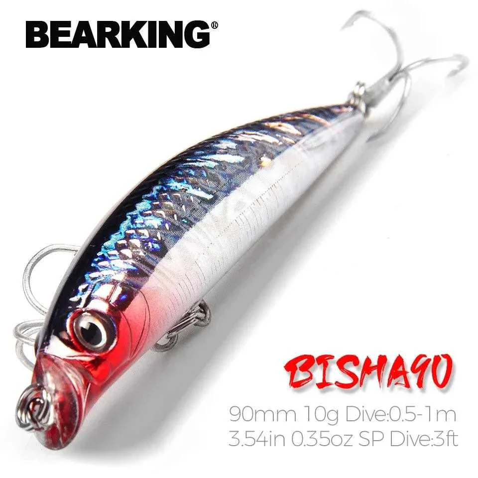 Bearking BISHA90 Floating Minnow Lure (90mm, 10g) – Image 2