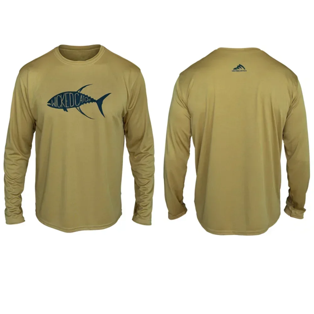 Fishing Season Men's Long Sleeve UV Protection Shirt: UPF 50+ Performance for Anglers – Image 4
