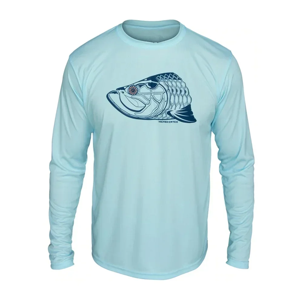Fishing Season Men's Long Sleeve UV Protection Shirt: UPF 50+ Performance for Anglers – Image 6