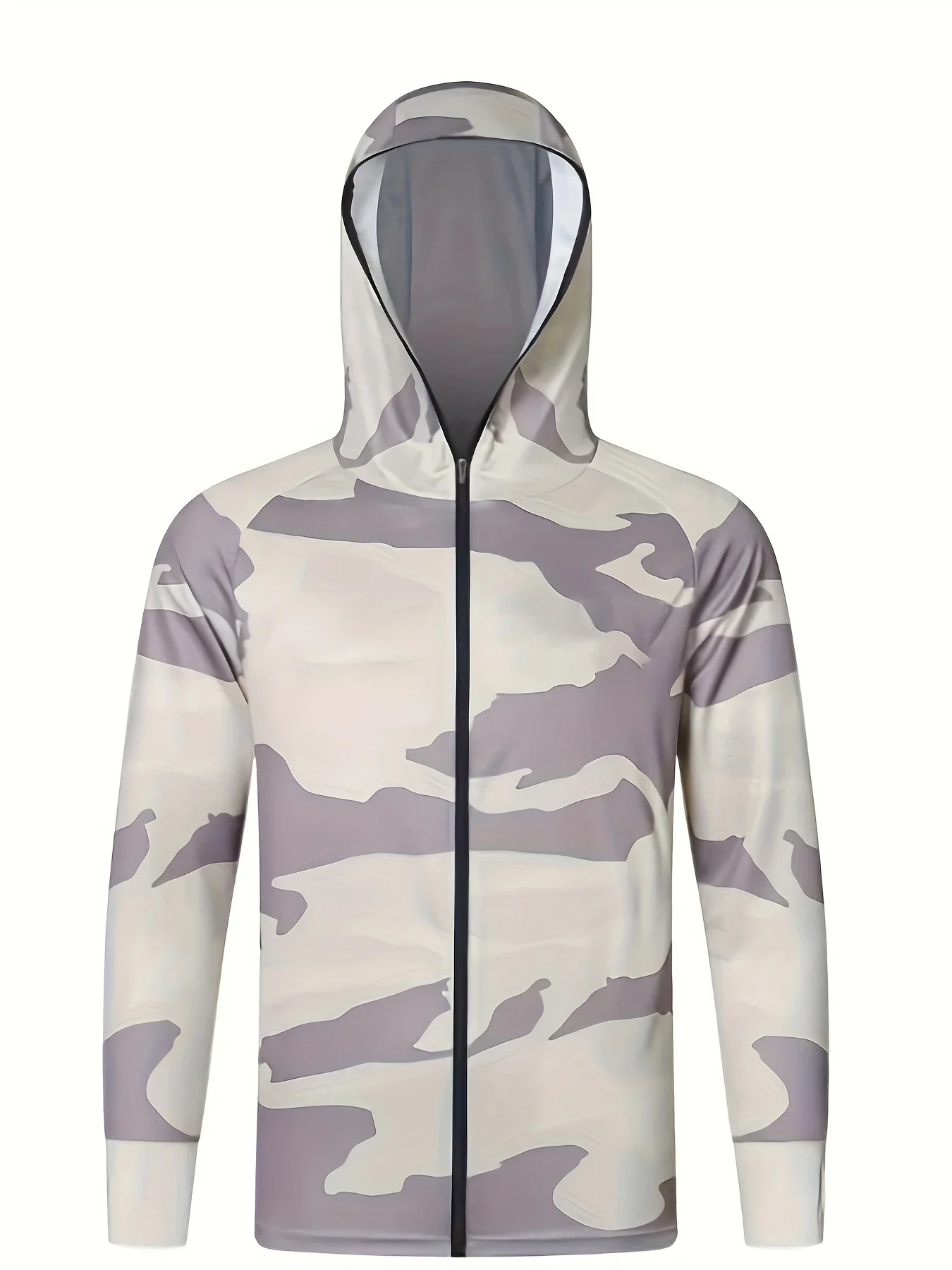 Anti-UV Fishing Hooded Zipper Jersey Ultimate Sun Protection Anti-UV UPF 50+ – Image 9