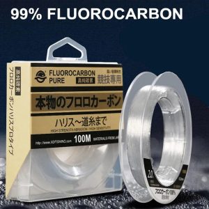ZUKIBO Japanese Fluorocarbon Fishing Line 100 meters (328 feet)