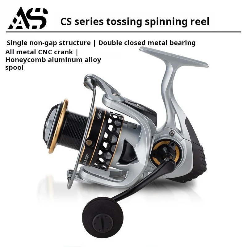 AOSHA CS High-Performance Spinning Reel: Max 25KG Drag, High Speed, Saltwater Ready – Image 5