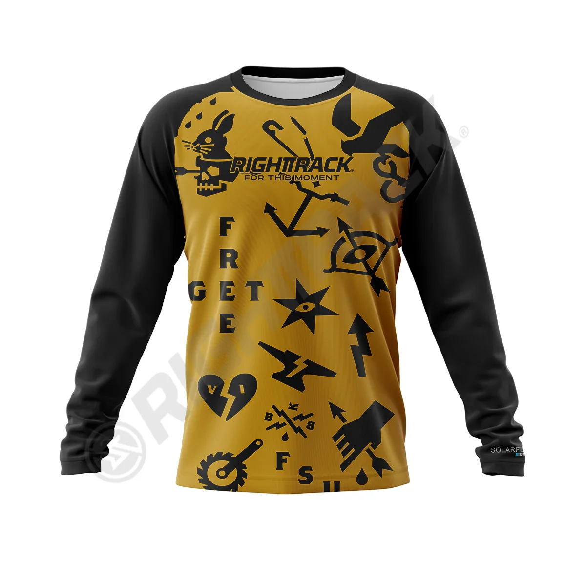 RightTrack Contrast Men's Long Sleeve Fishing Clothing: Breathable UPF 50+ Protection for Outdoor Activities – Image 4