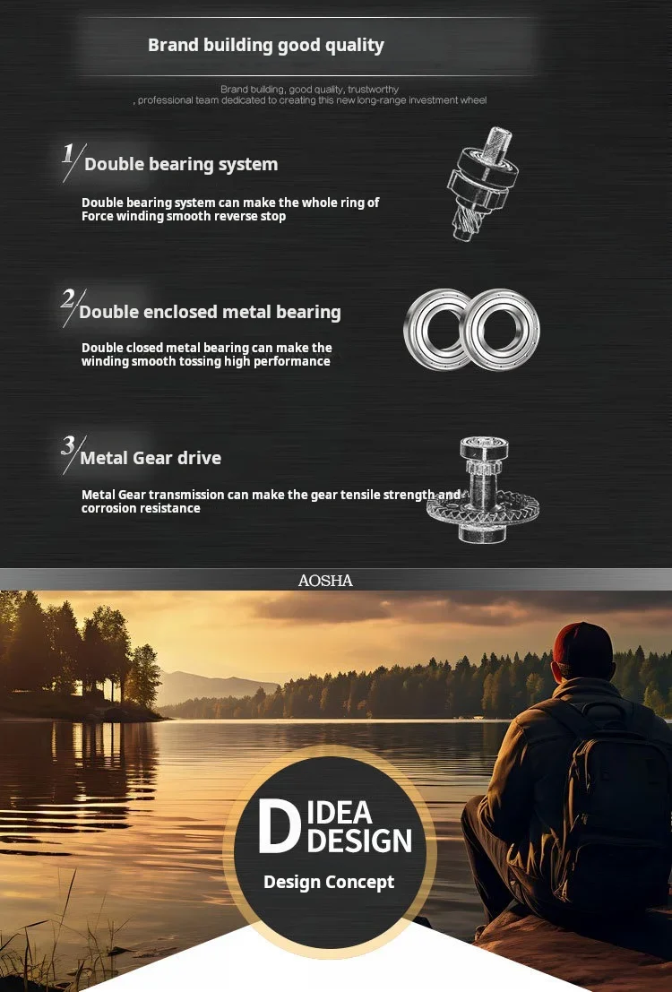 AOSHA CS High-Performance Spinning Reel: Max 25KG Drag, High Speed, Saltwater Ready – Image 9