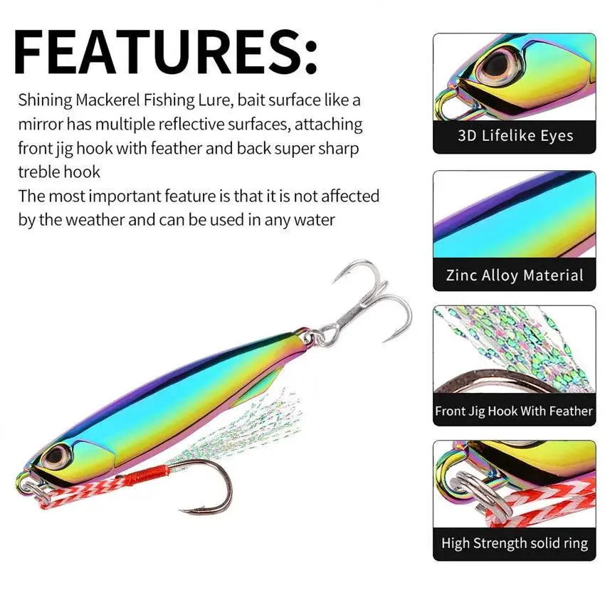 Aorace Meteor Jig Metal Spoon – Image 7