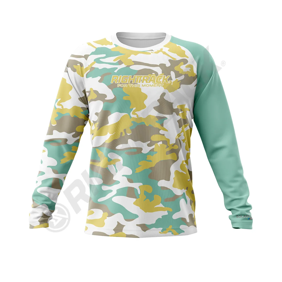 RightTrack Contrast Men's Long Sleeve Fishing Clothing: Breathable UPF 50+ Protection for Outdoor Activities – Image 8