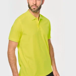 Polo unisexe écoresponsable coton polyester