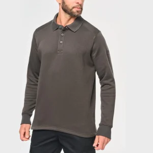 Sweat-shirt col polo homme