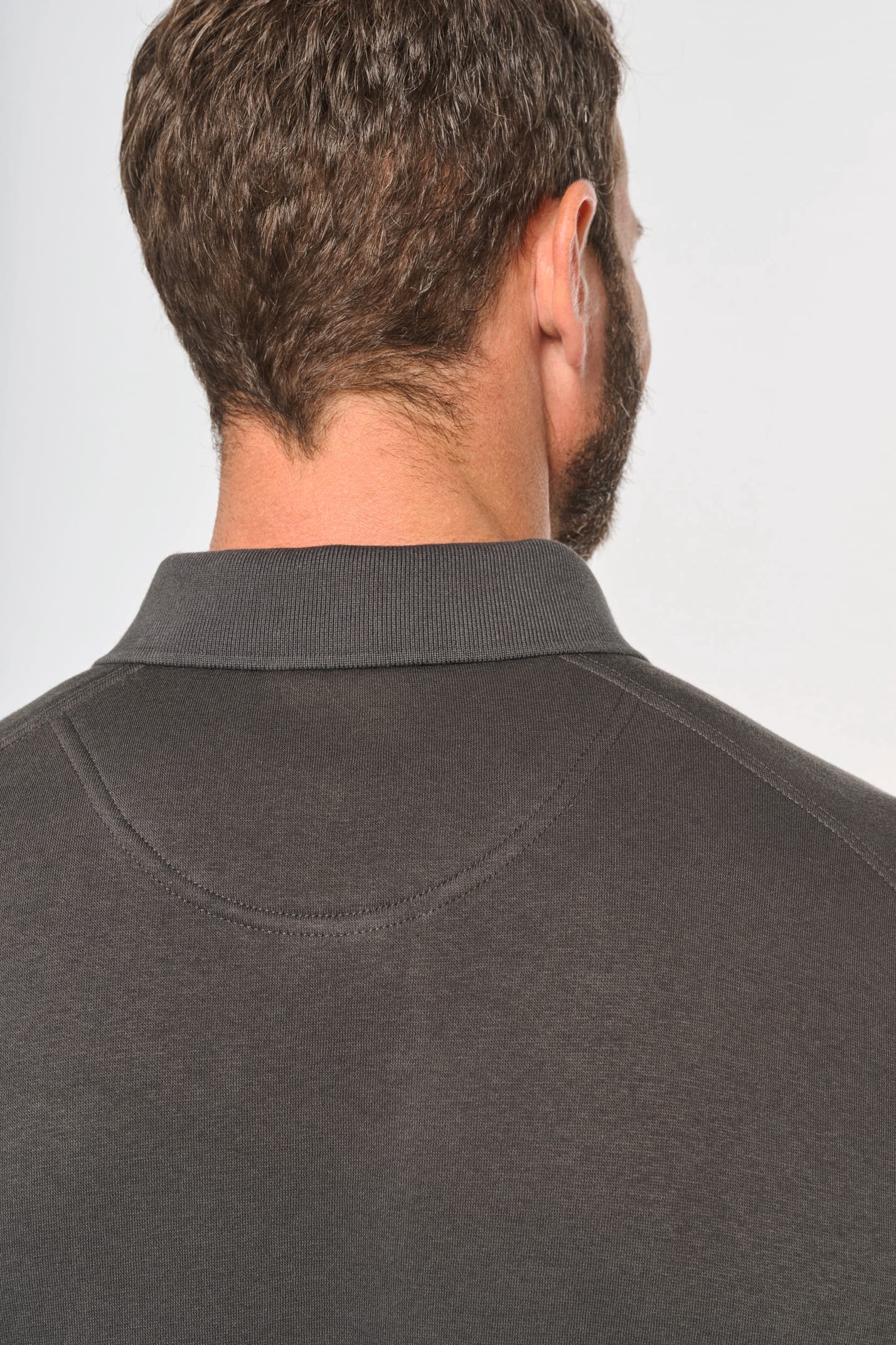 Sweat-shirt col polo homme – Image 4