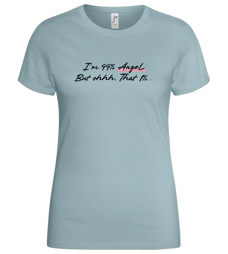 99% Angel Design - Basic women's t-shirt – Image 6