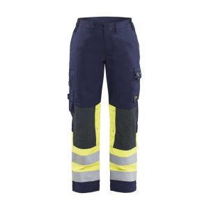 BLAKLADER 71811514 | Women's Multinorm trousers Hi Vis Reflective Work Trousers Women - Antistatic