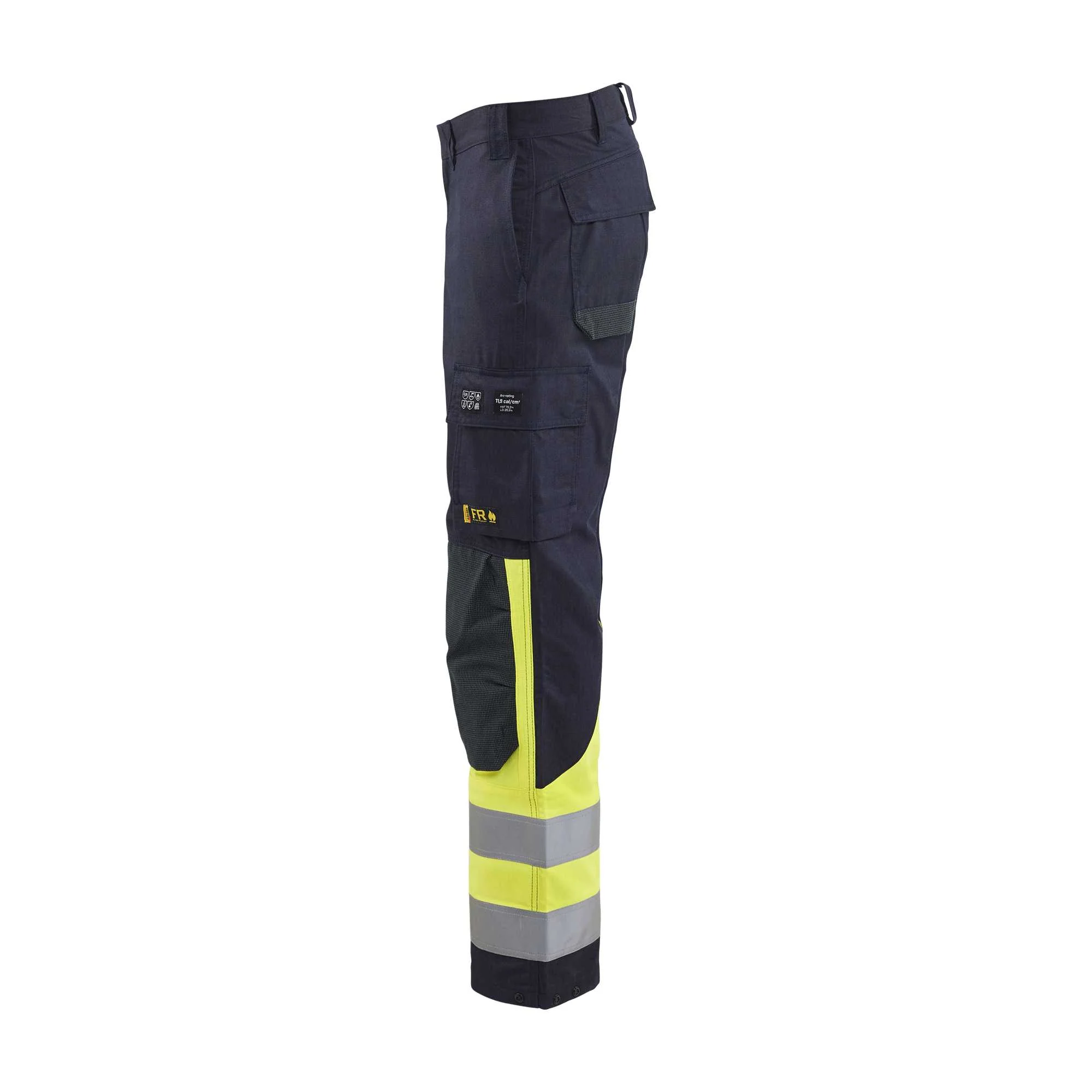 BLAKLADER 14881512 Multinorm Inherent trousers Hi Vis Reflective Work Trousers Men - Ripstop Fabric – Image 4