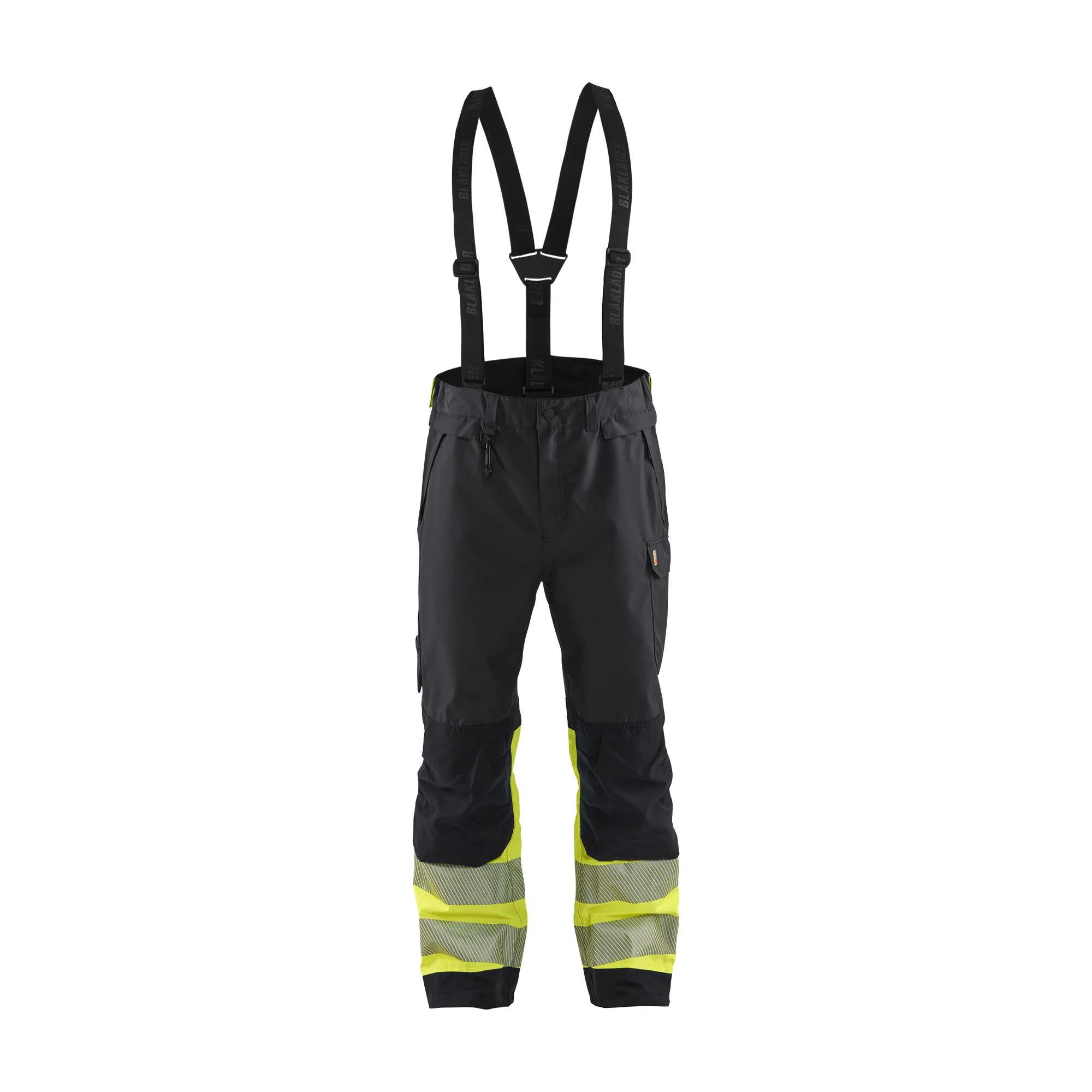 BLAKLADER 18771977 | Hi Vis Shell Trousers Hi Vis Reflective Work Trousers Men - Waterproof – Image 6