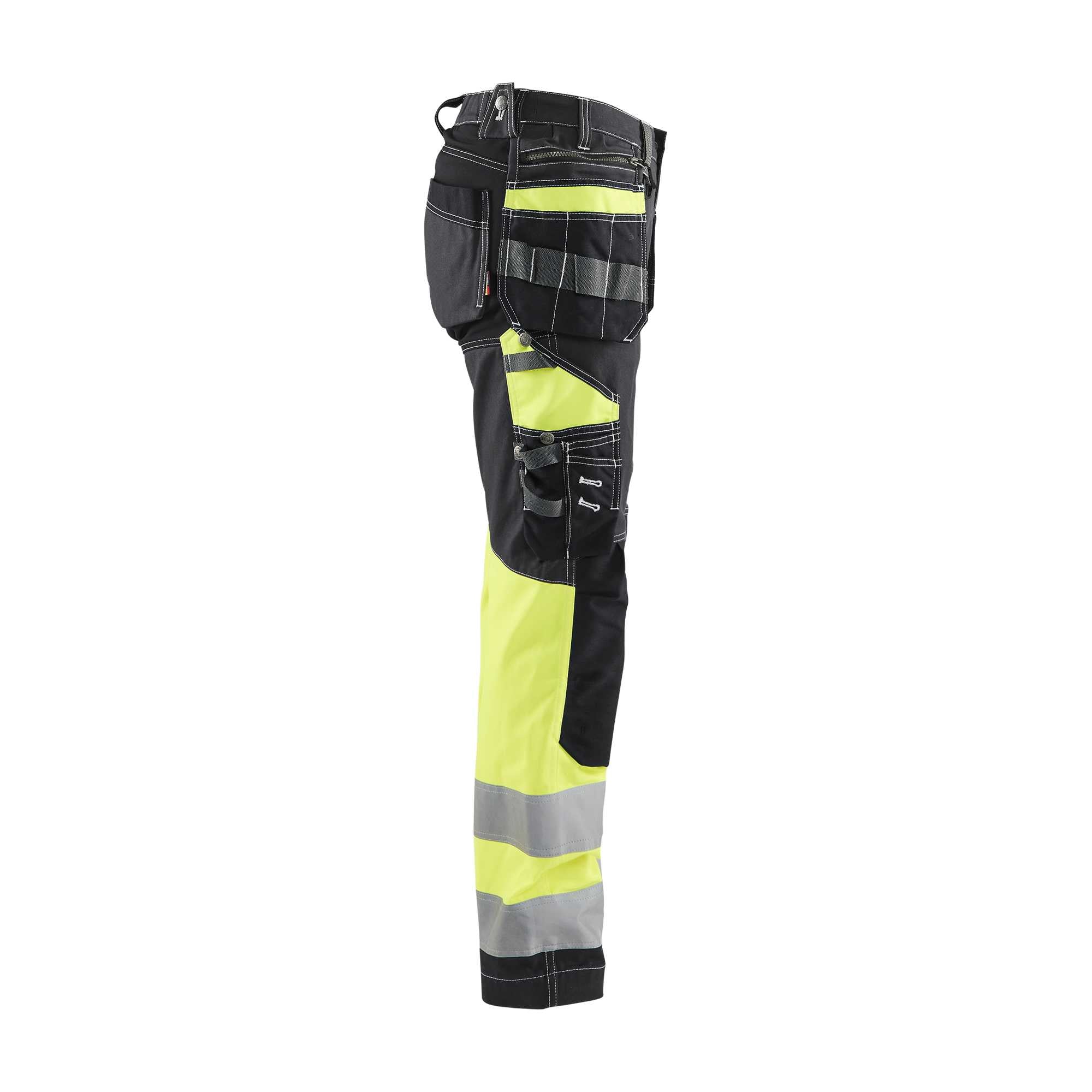 BLAKLADER 71961370 | Women's Hi vis Trousers with Stretch Hi Vis Reflective Work Trousers Women - 100% Cotton – Image 9
