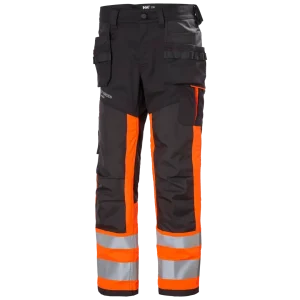 HELLY HANSEN ALNA 2.0 CONSTRUCTION PANT CLASS 1 77422 Hi Vis Reflective Work Trousers MEN - YKK Zip