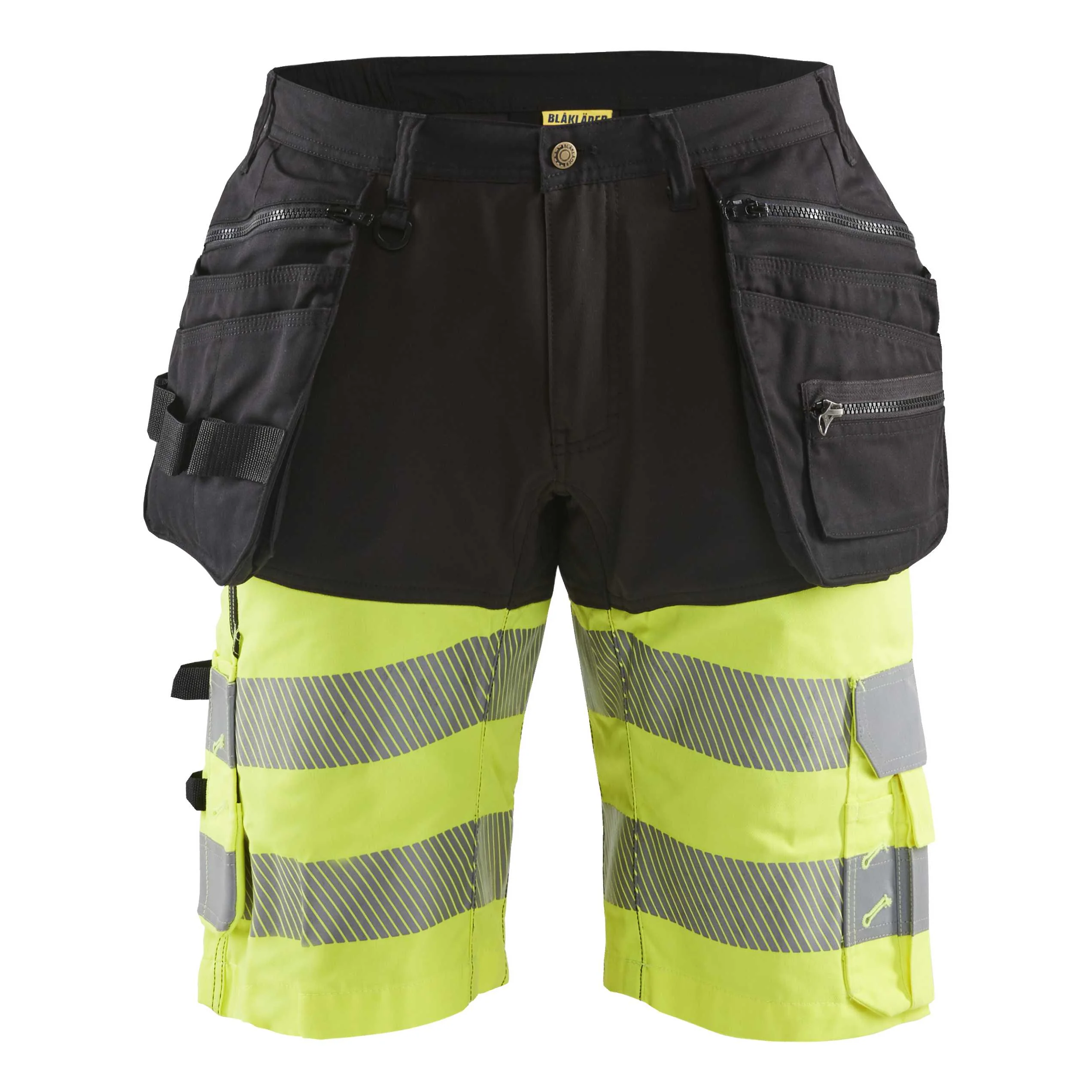 BLAKLADER 15961811 | Hi Vis shorts with stretch Hi Vis Reflective Work Shorts Men - Stretch Fabric – Image 8