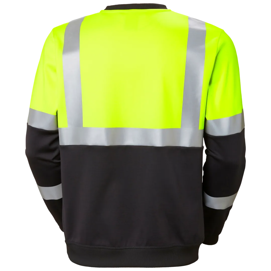 HELLY HANSEN ADDVIS SWEATSHIRT CLASS 1 79256 Hi Vis Reflective Work Sweatshirt MEN - UPF 40 – Image 7