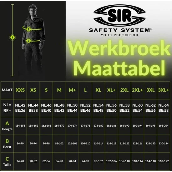 SIR SAFETY FUSTIAN High Vis Work Trousers Men - Reflective Bands – Image 3