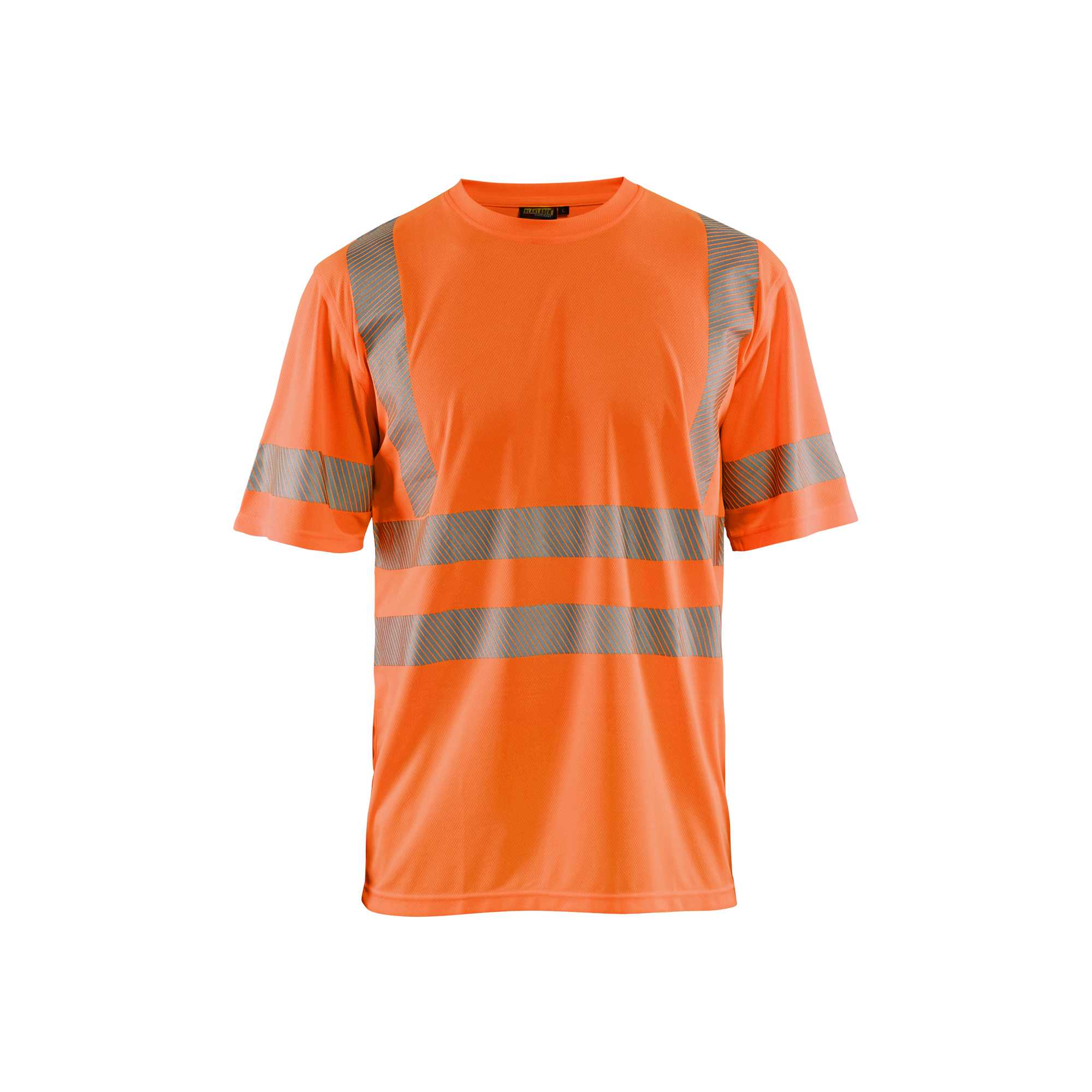 BLAKLADER 34201013 HI VIS UV PROTECTED T SHIRT Hi Vis Reflective Short Sleeve Work T-Shirt MEN - 100% Polyester – Image 6