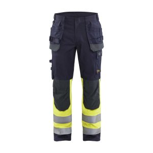 BLAKLADER 14891512 | Multinorm Inherent trousers Hi Vis Reflective Work Trousers Men - ripstop fabric