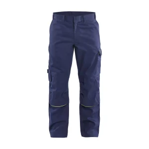 BLAKLADER 17011501 | Welding Trousers Hi Vis Reflective Work Trousers Men - antistatic