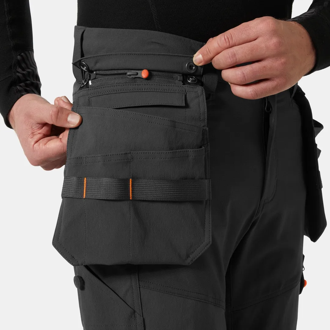 HELLY HANSEN ICU BRZ CONSTRUCTION PANT CLASS 1 77500 Hi Vis Reflective Work Trousers MEN - Stretch – Image 9