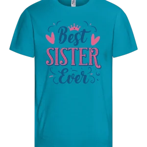 Best Sister Ever Princess Design - Comfort kids fitted t-shirt