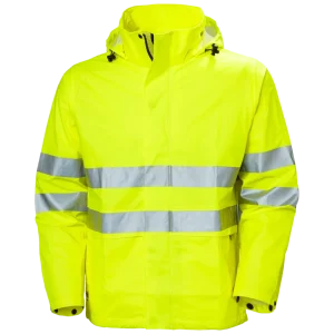 HELLY HANSEN ALTA 70260 Hi Vis Reflective Work Rain Jacket MEN Safety Rain Jacket - Waterproof