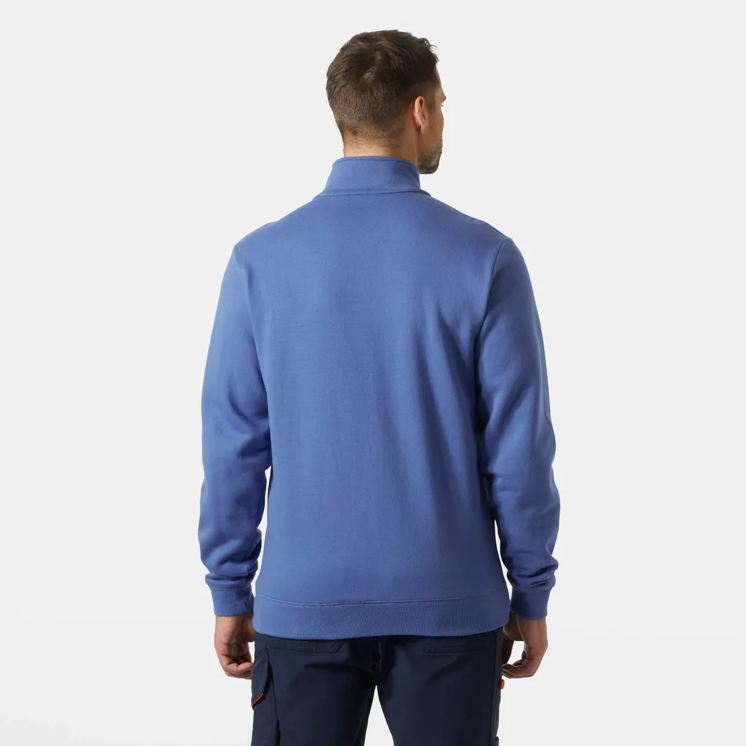 HELLY HANSEN CLASSIC ZIP SWEATSHIRT 79326 Full Zip Work Sweatshirt MEN - Chin Protector – Image 5