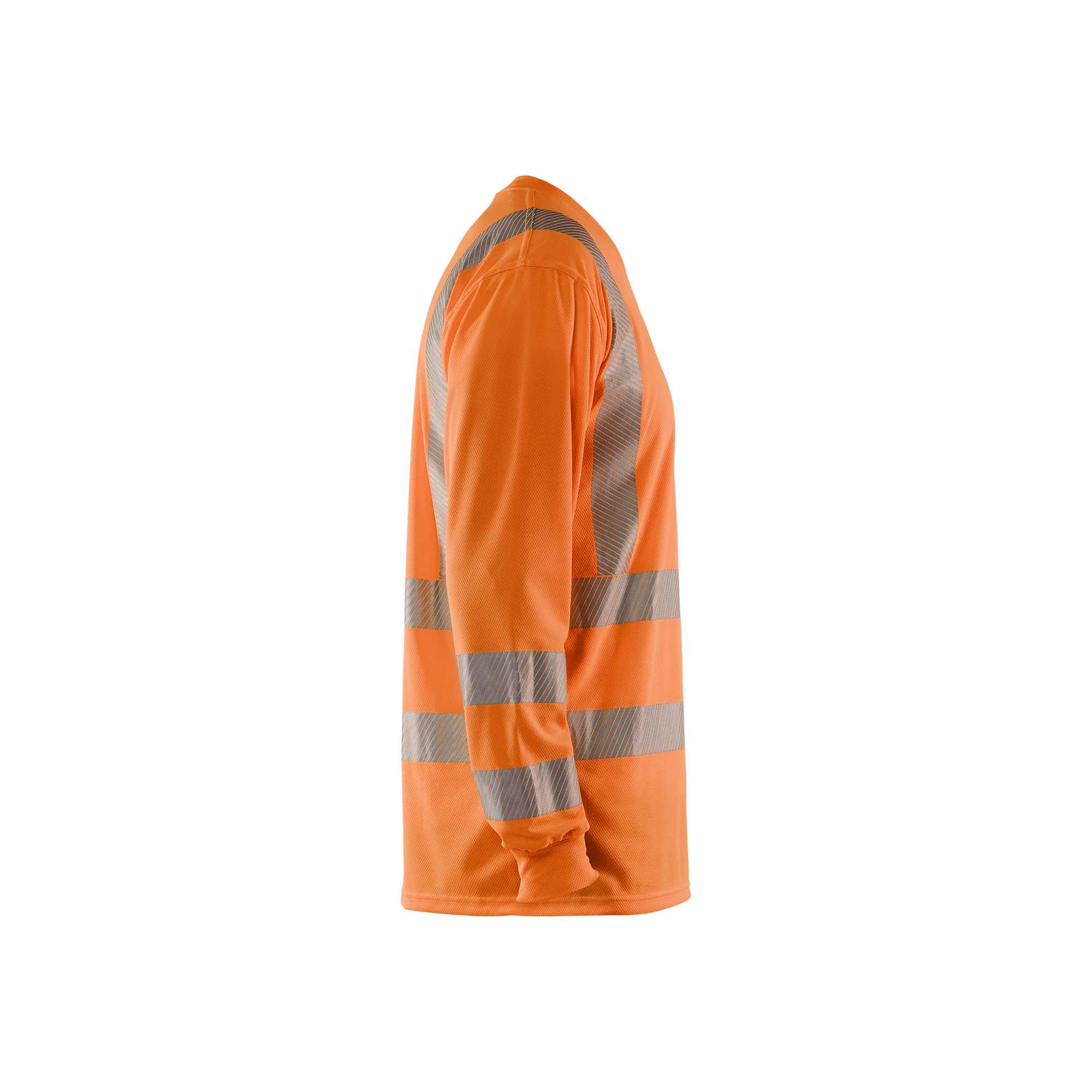 BLAKLADER 33851013 Hi Vis UV Long sleeved T shirt Hi Vis Reflective Long Sleeve Work T-Shirt MEN - 100% Polyester – Image 9