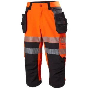 HELLY HANSEN ICU BRZ CONSTRUCTION PIRATE PANT CLASS 1 77502 Hi Vis Reflective Work Pants MEN - 3M