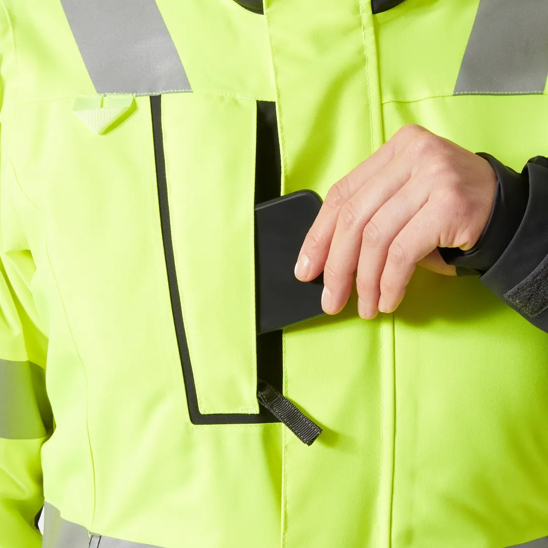 HELLY HANSEN W ALNA 2.0 WINTER JACKET 71398 Hi Vis Reflective Work Jacket WOMEN - Waterproof – Image 9