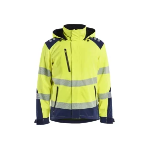 BLAKLADER 44002513 Hi vis Lightweight lined Winter Softshell Jacket Work Jacket MEN - Waterproof