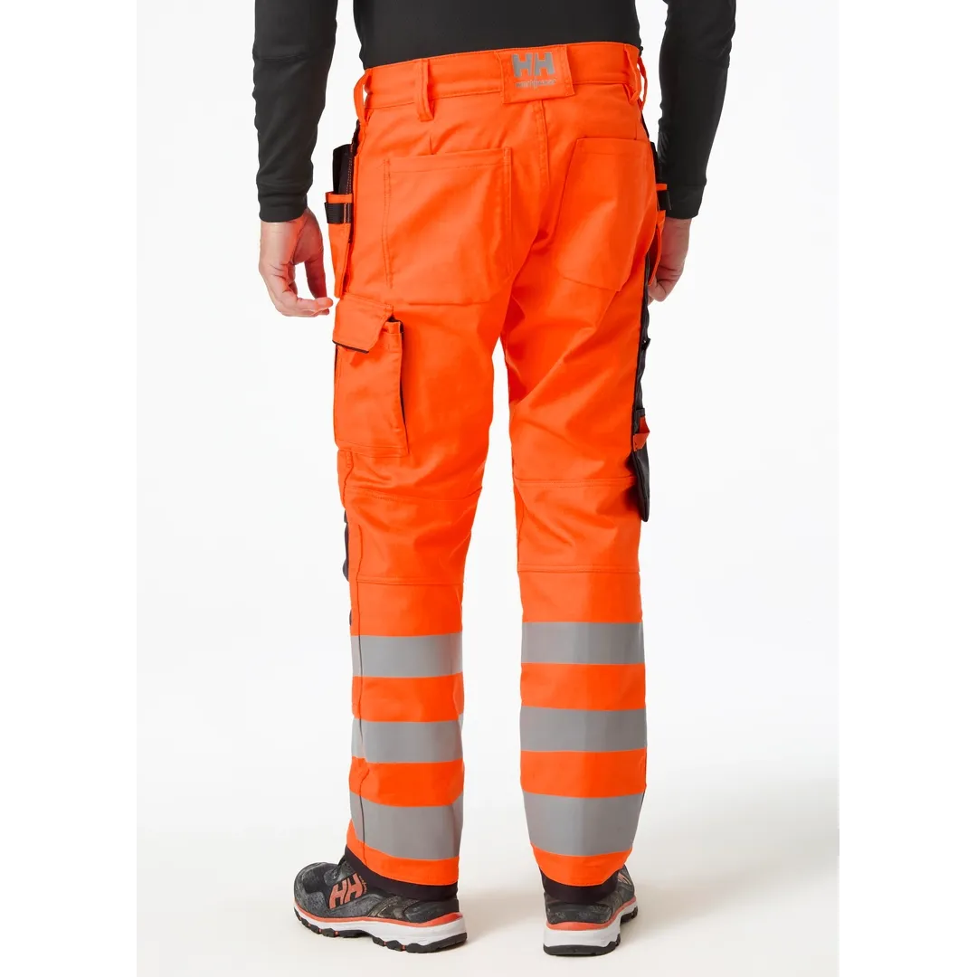 HELLY HANSEN ALNA 2.0 CONSTRUCTION PANT CLASS 2 77423 Hi Vis Reflective Work Trousers MEN - Stretch – Image 3
