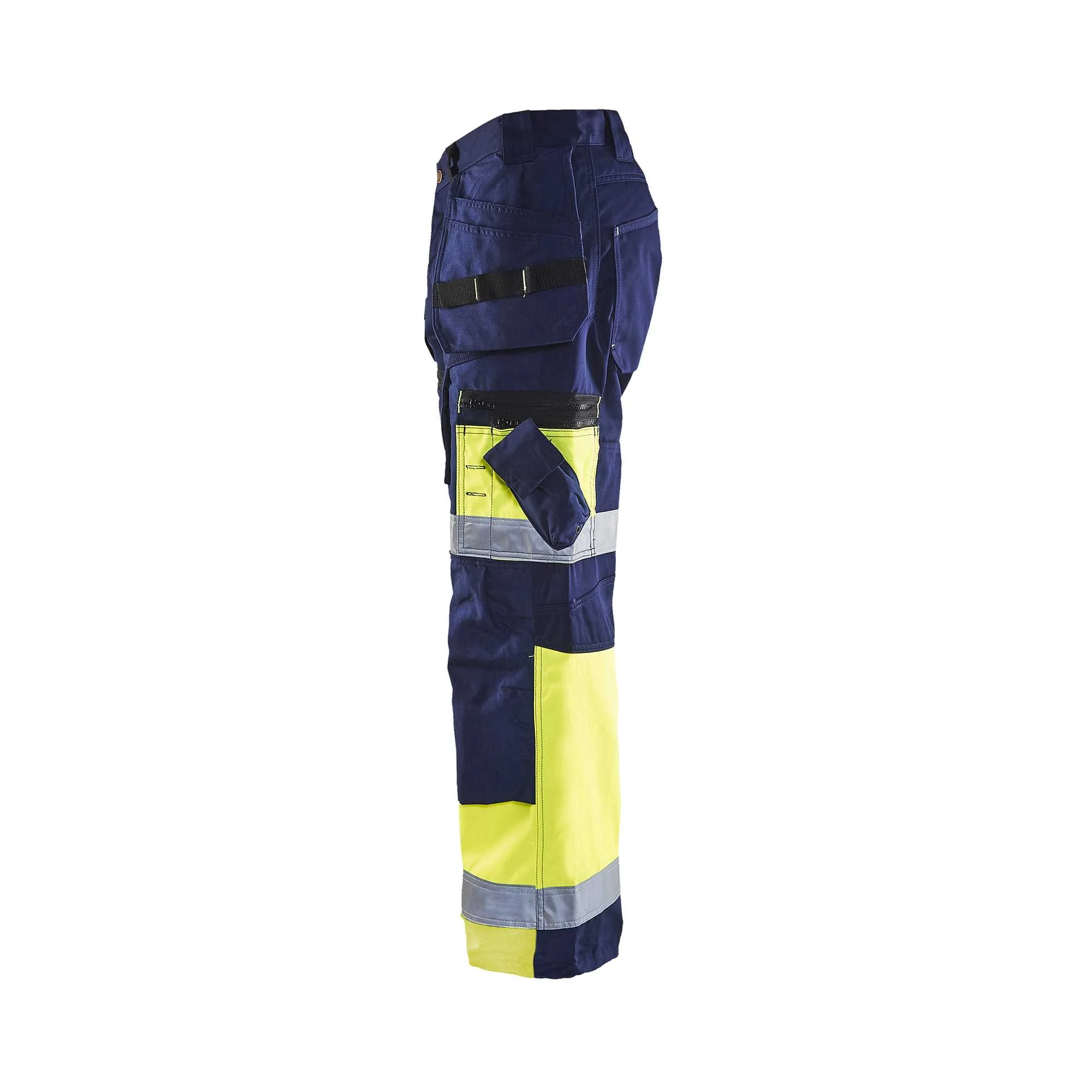 BLAKLADER 15081860 Hi Vis trousers X1500 Hi Vis Reflective Work Trousers Men - Twill Fabric – Image 4
