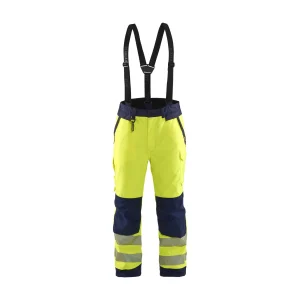 BLAKLADER 18751977 | Hi Vis Winter Trousers Hi Vis Reflective Work Trousers Men - Waterproof