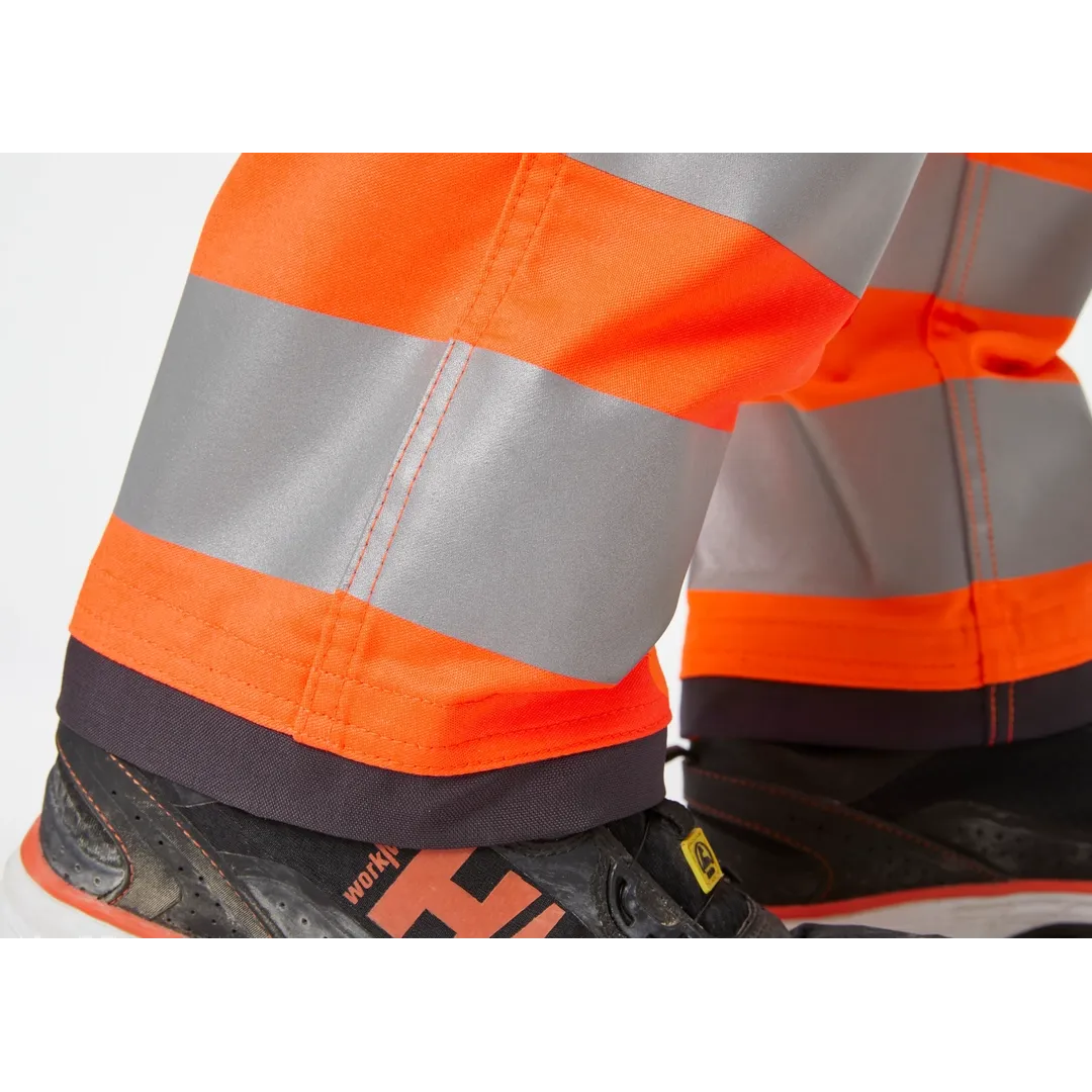 HELLY HANSEN ALNA 2.0 WORK PANT CLASS 2 77421 Hi Vis Reflective Work Trousers MEN - Stretch Fabric – Image 6