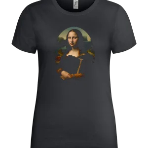 The Book of Mona Lisa Design - Premium women's t-shirt