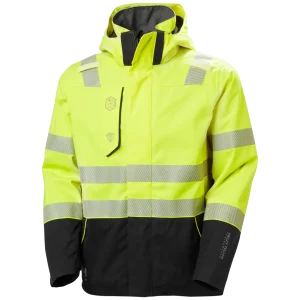 HELLY HANSEN FYRE SHELL JACKET 71198 Hi Vis Reflective Work Jacket MEN Safety Jacket - Waterproof