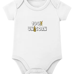 100% Unicorn Design - Baby bodysuit