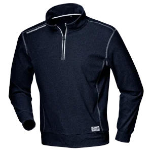 SIR SAFETY MOLESKIN Hi Vis Reflective Half Zip Work Sweatshirt MEN - Stretch