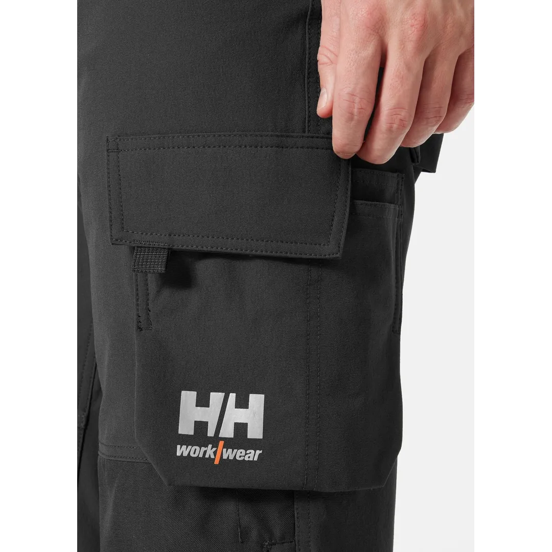 HELLY HANSEN ALNA 4X WORK PANT CLASS 1 77429 Hi Vis Reflective Work Trousers MEN - Reinforced Knees – Image 8
