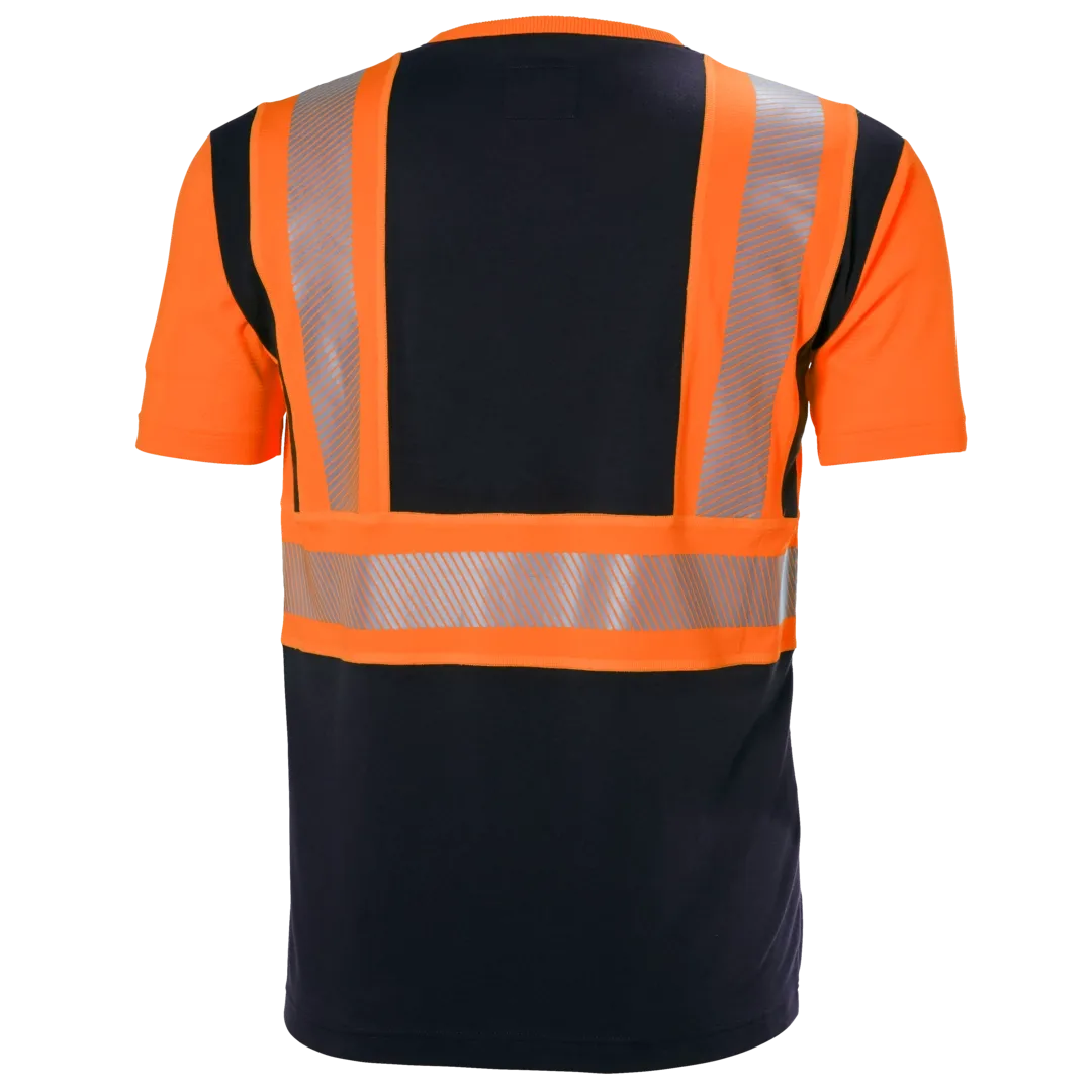 HELLY HANSEN ICU T-SHIRT 79271 Hi Vis Reflective Short Sleeve Work T-Shirt MEN - Moisture Wicking – Image 7