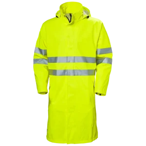 HELLY HANSEN ALTA RAIN COAT Hi Vis Reflective Work Rain Jacket MEN Safety Rain Jacket - Waterproof