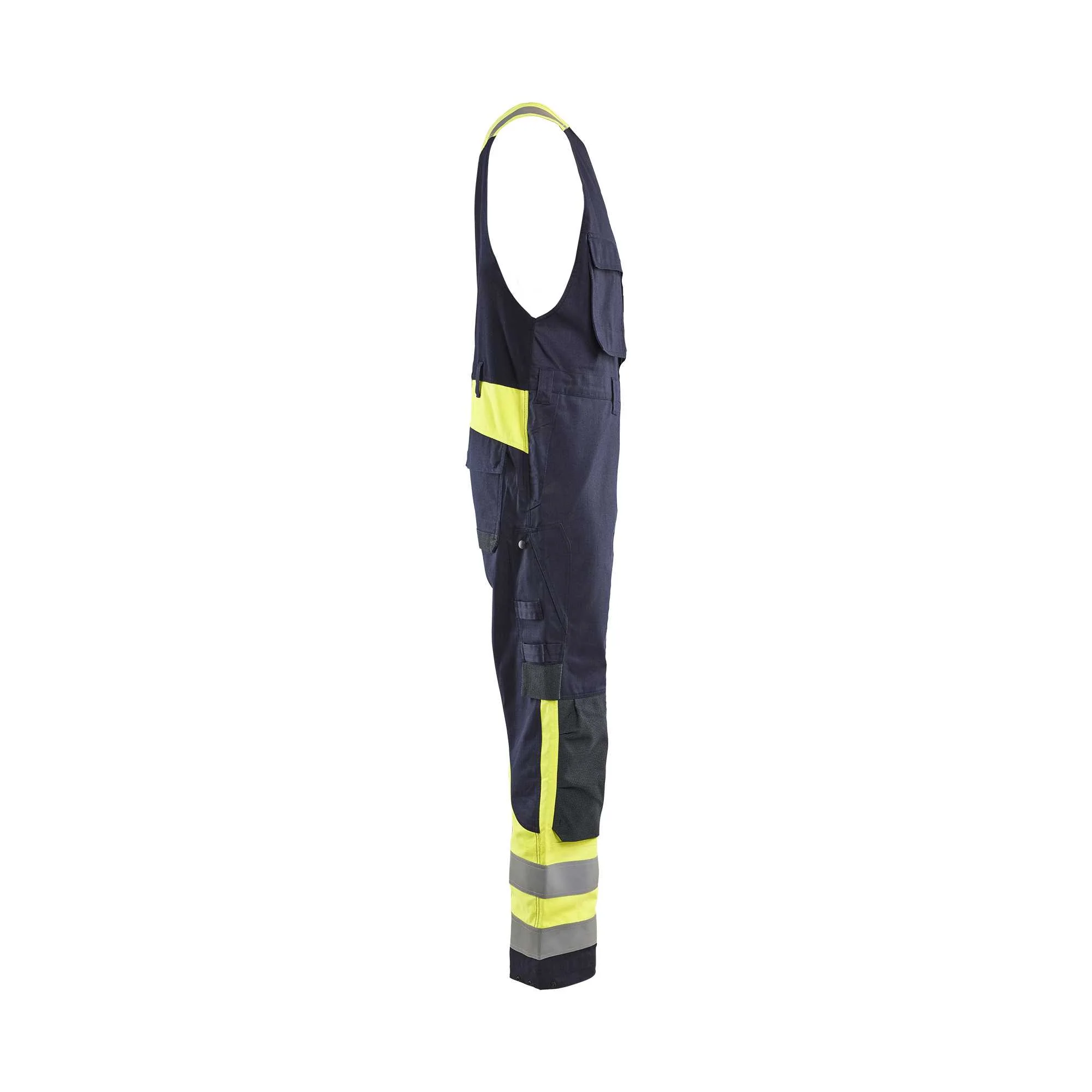 BLAKLADER 28871512 Inherent Sleeveless Multinorm Overalls Hi Vis Reflective Work Coverall Men - ripstop fabric – Image 5