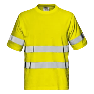 SIR SAFETY LIGHT MISTRAL Hi Vis Reflective Short Sleeve Work T-Shirt MEN - 55% Cotton