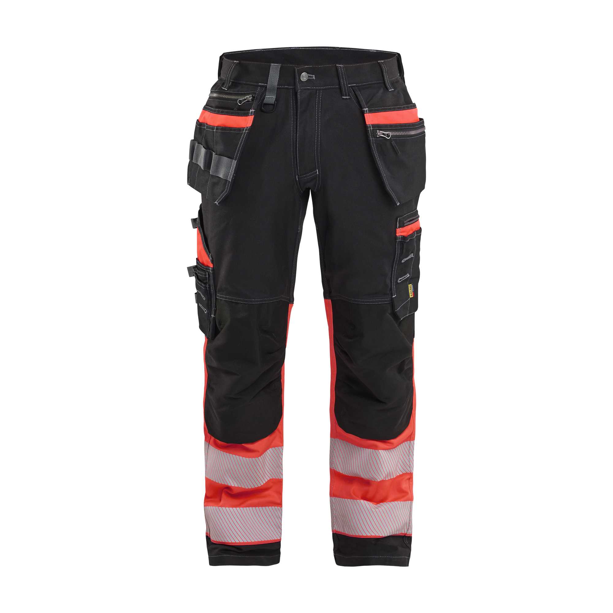 BLAKLADER 17941370 Hi Vis trousers with stretch Hi Vis Reflective Work Trousers Men - 100% Cotton – Image 2