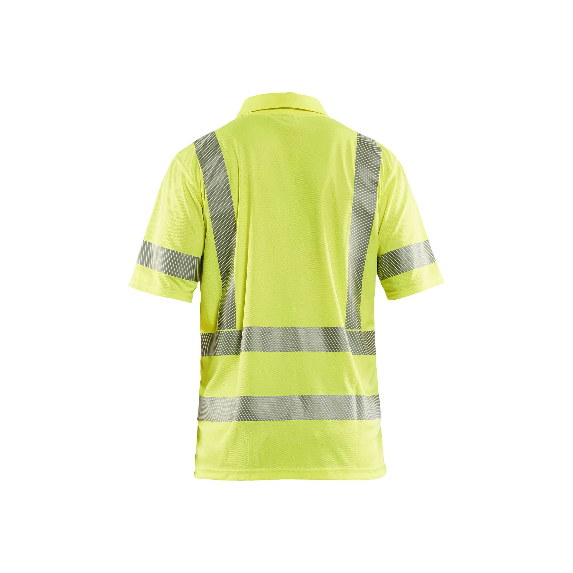 BLAKLADER 34281013 UV PROTECTED HI VIS POLO SHIRT Hi Vis Reflective Short Sleeve Work Polo MEN - 100% Polyester – Image 3